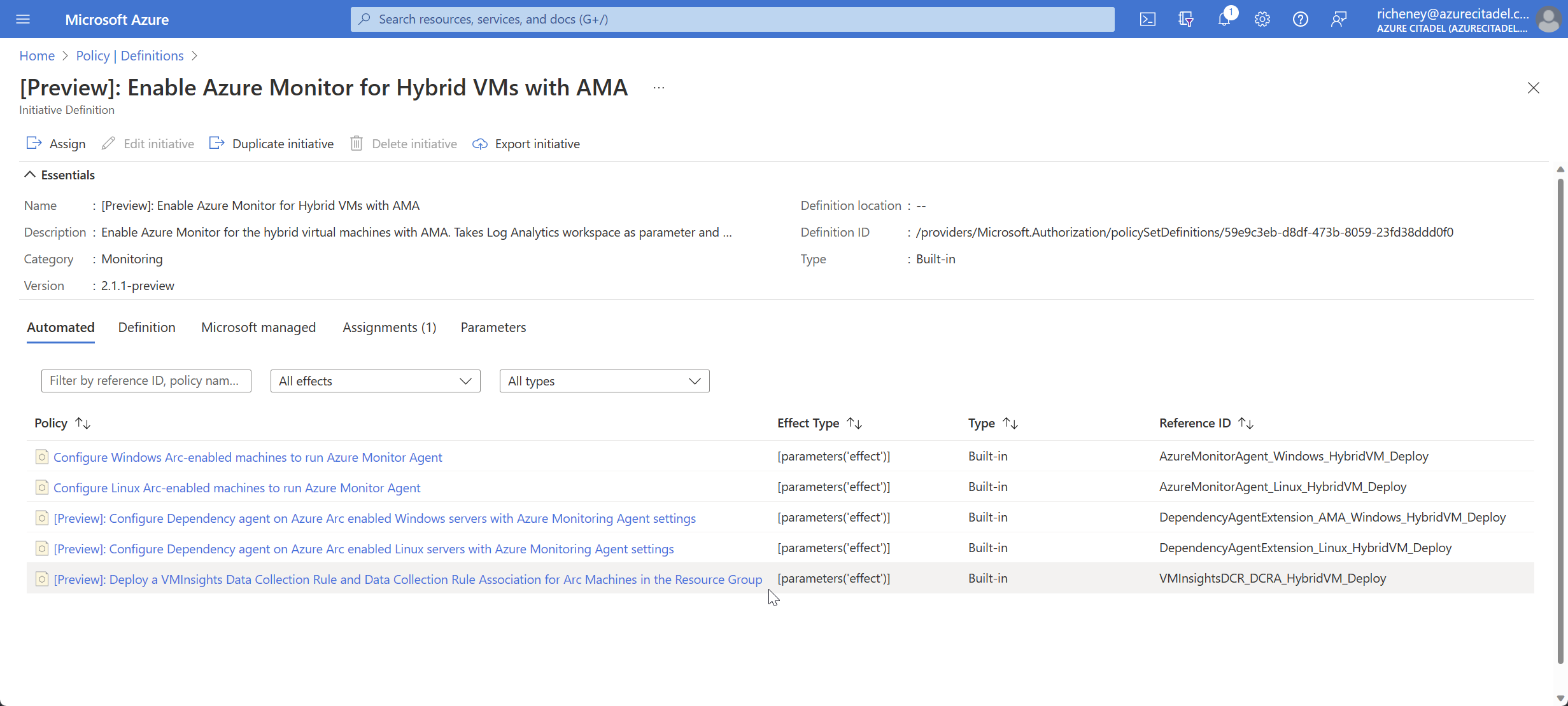 Enable Azure Monitor for Hybrid VMs with AMA