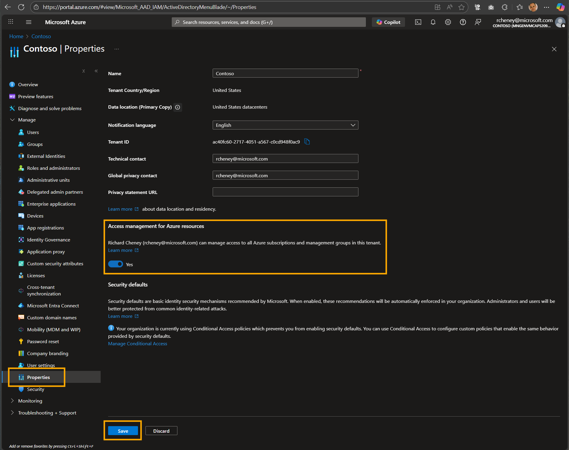Elevating Global Administrator for RBAC role assignments